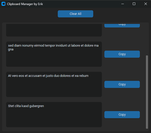 Clipboard Manager